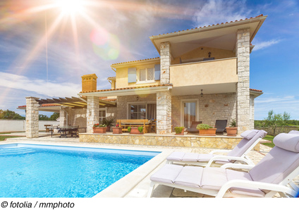 Ferienhaus mit Pool in Dalmatien