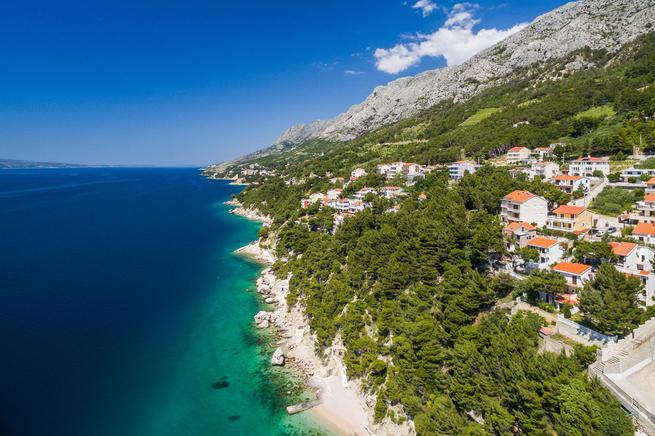 Blick auf das fantastische Meer 